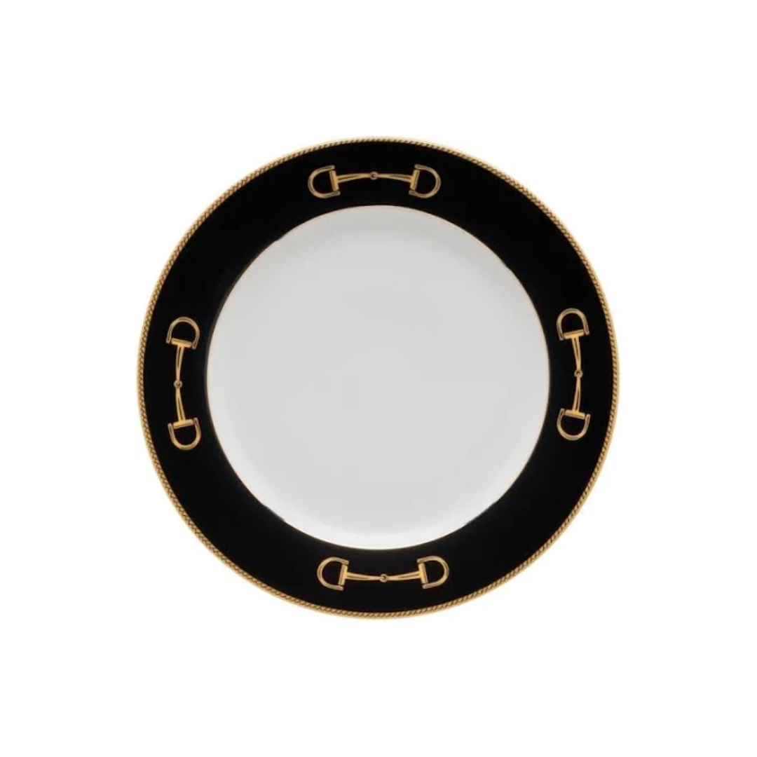 Cheval Black Dinner Plate