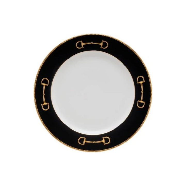 Cheval Black Dinner Plate