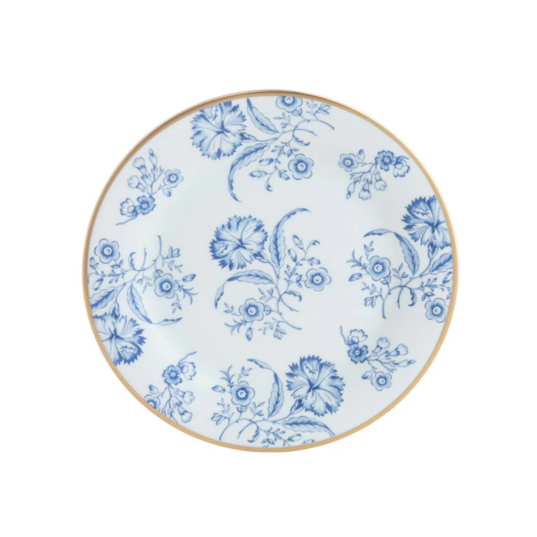 Pickard Charlotte Moss South Hampton Gold Dinner Plate