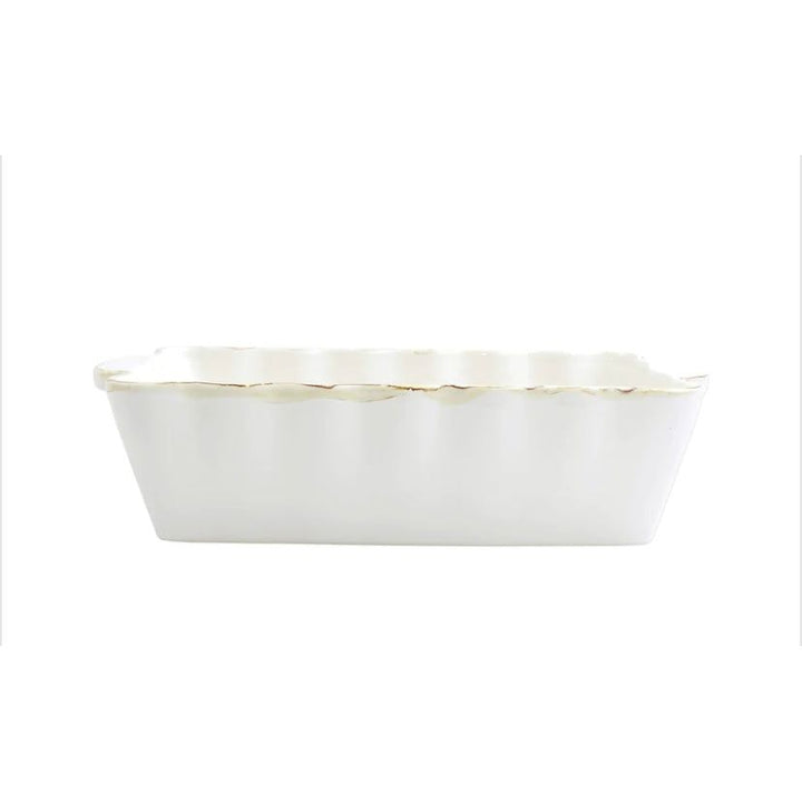 Vietri White Medium Rectangular Baker