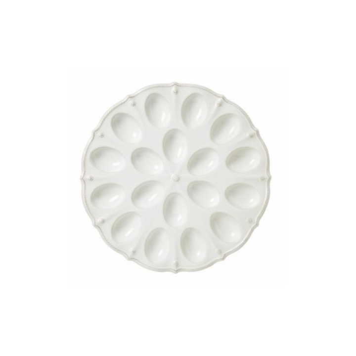 Berry and Thread Whitewash Deviled Egg Platter
