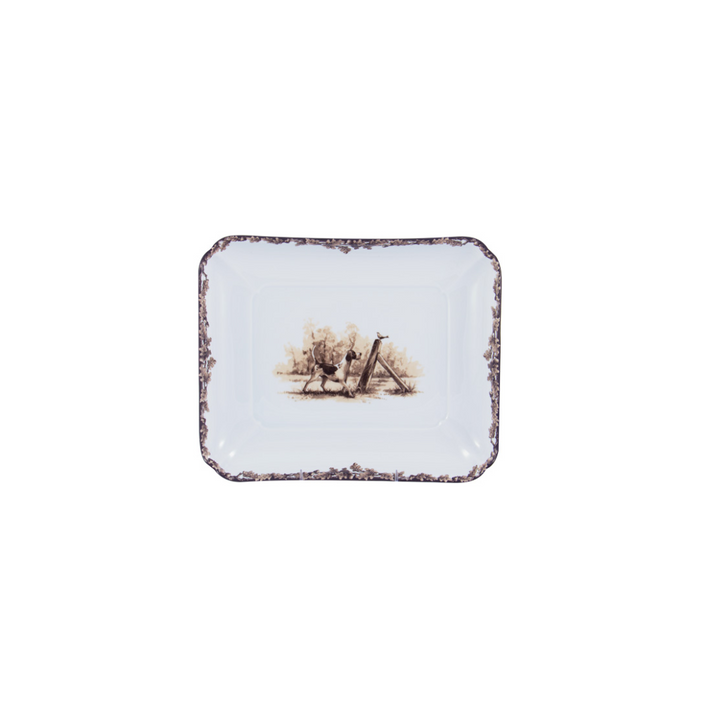 Aiken Dog 9 Inch Square Dish