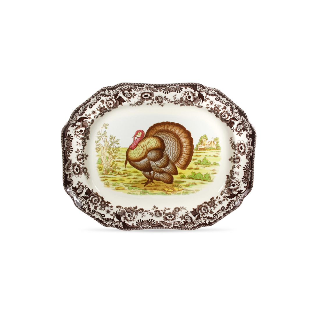 Platter 19 in Octagonal Turkey