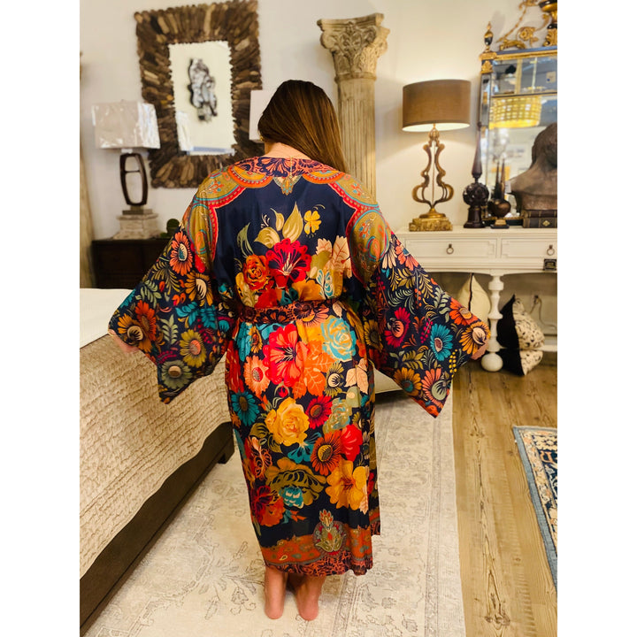 Kimono Robe Vintage Floral