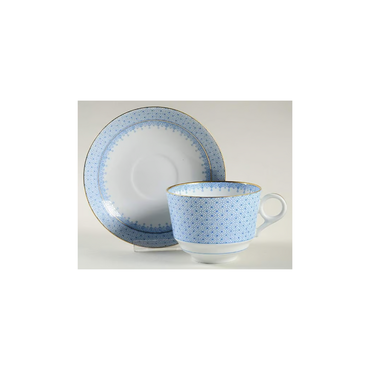 Mottahedeh Cornflower Tea Cup and Saucer