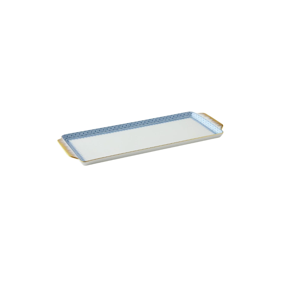 Mottahedeh Cornflower Lace Sandwich Tray