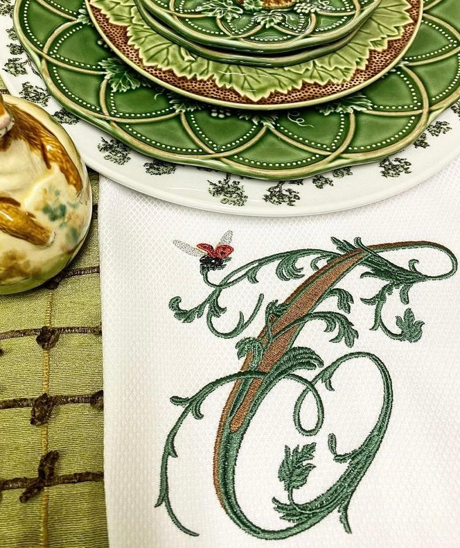 Custom Embroidered Linen Napkin