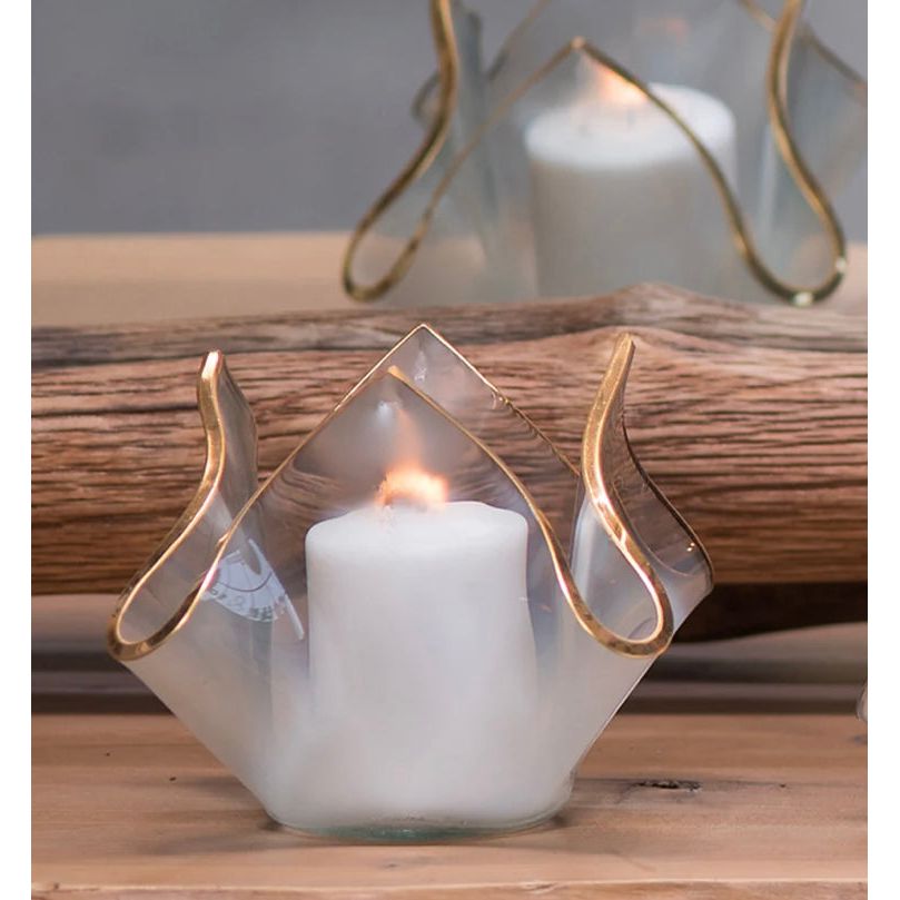 Large Glass Votive Holder