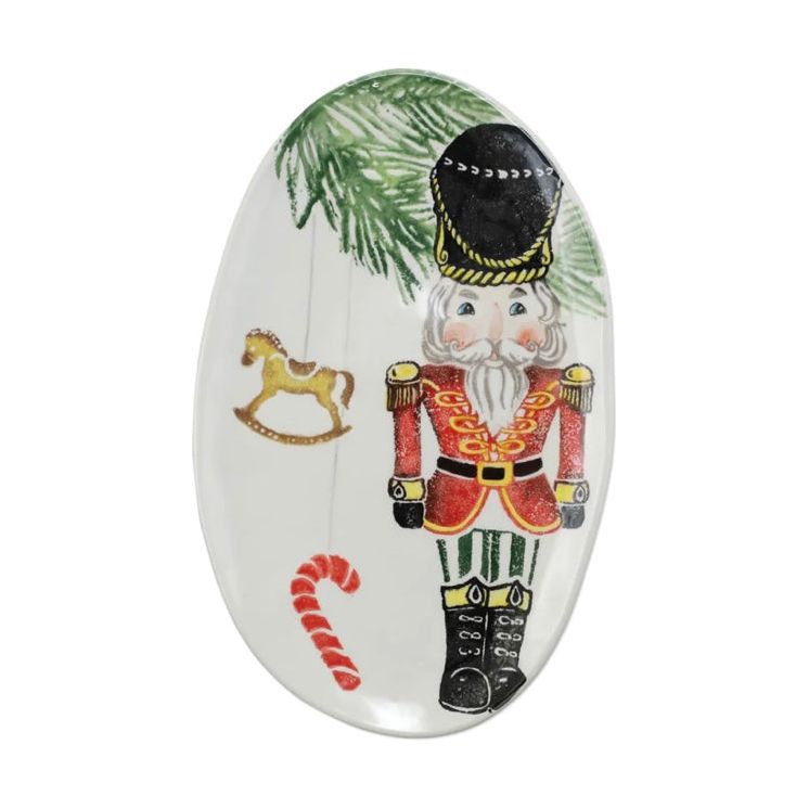 Nutcracker Oval Serving Tray