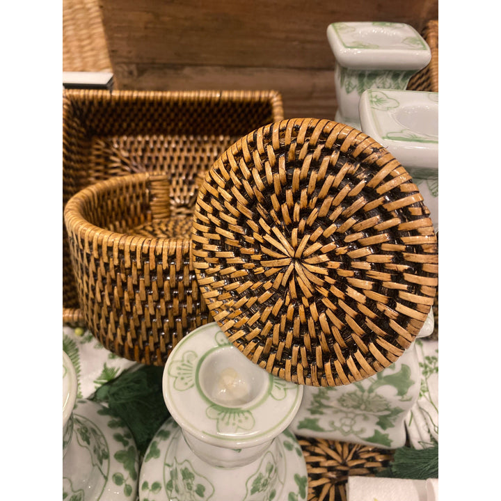 Burma Rattan Coasters (set of 6)