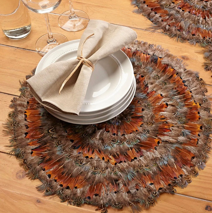 Pheasant Round Place Mat