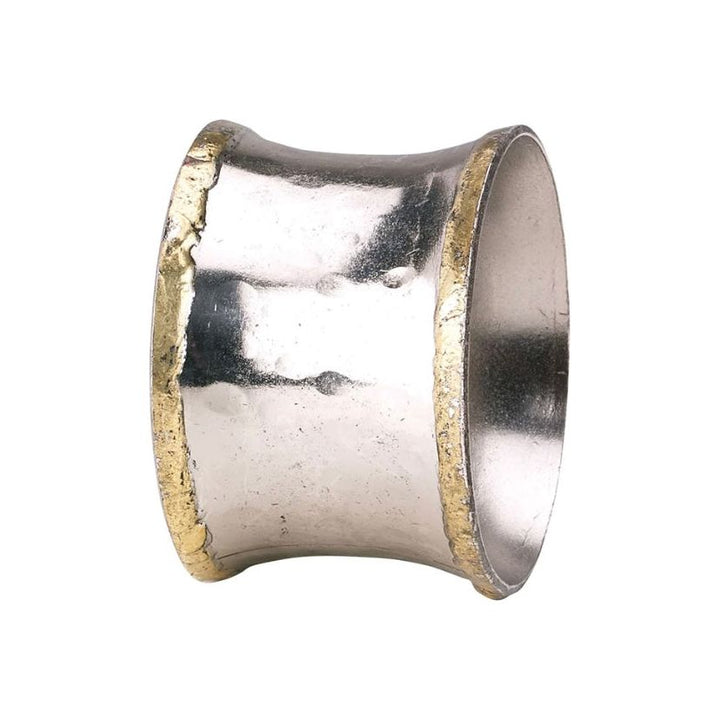 Concave Metallic Napkin Ring (set of 4)