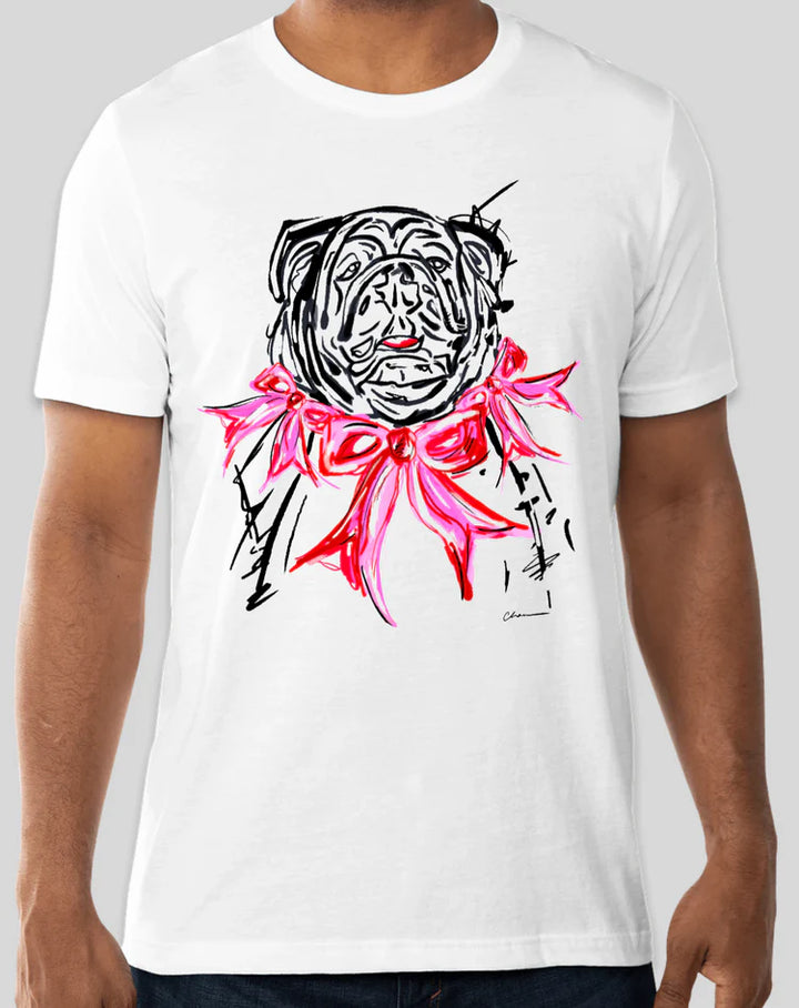 Bulldog in Bows T-Shirt