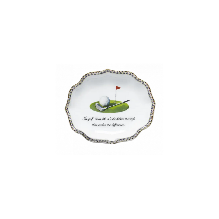 Mottahedeh Golf As In Life Ring Tray