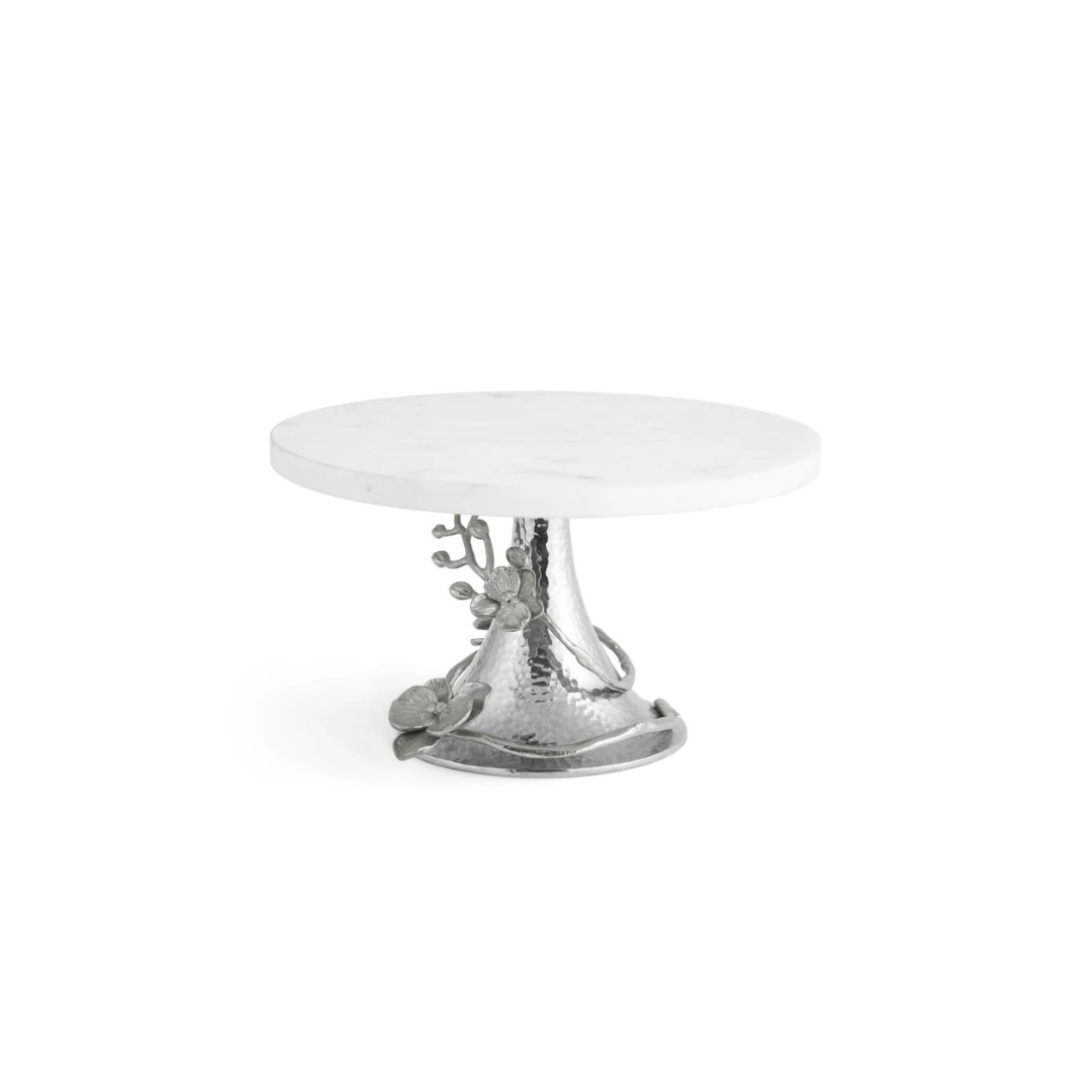 White Orchid Cake Stand