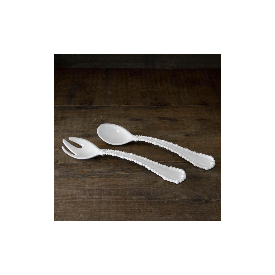 Beatriz Ball Vida Alegria Salad Servers (White).