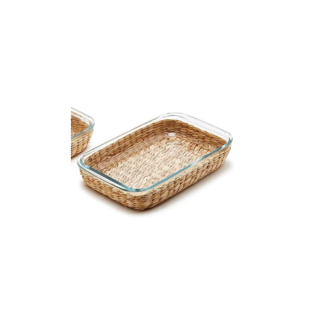 Glass Baking Dish w/ Basket