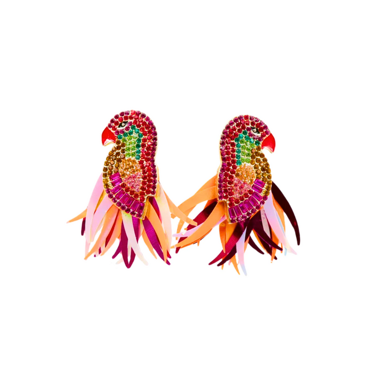 Bird Bam Crystal Earrings