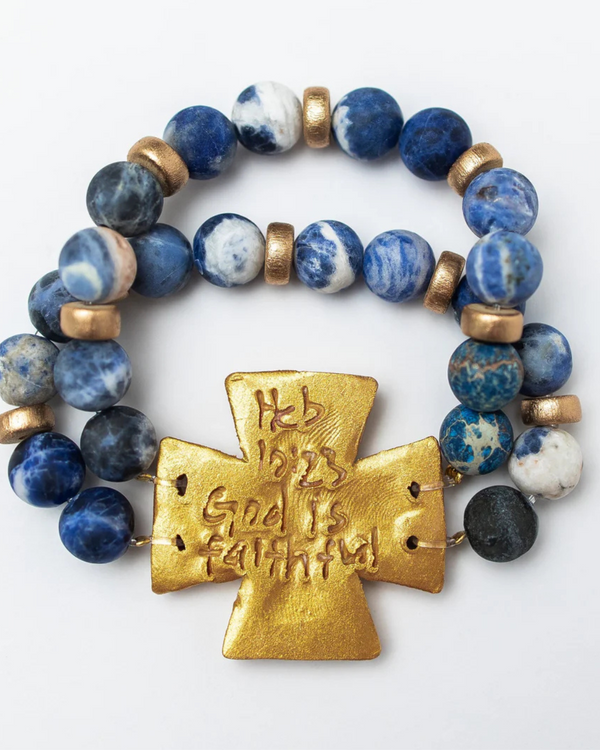 Blue Sodalite with Anna Cross