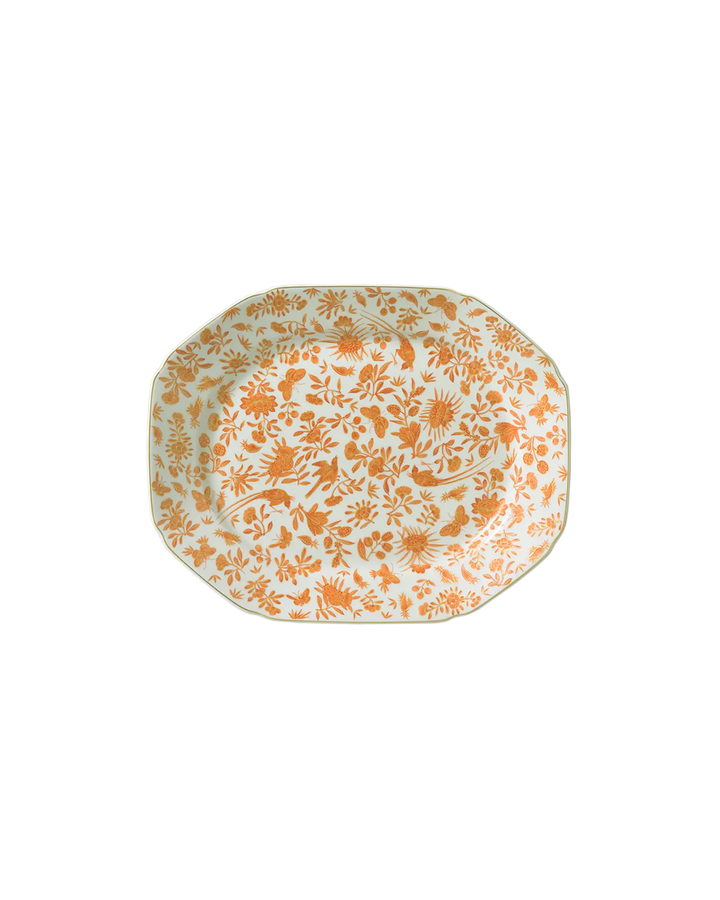 Sacred Bird and Butterfly Octagonal Platter