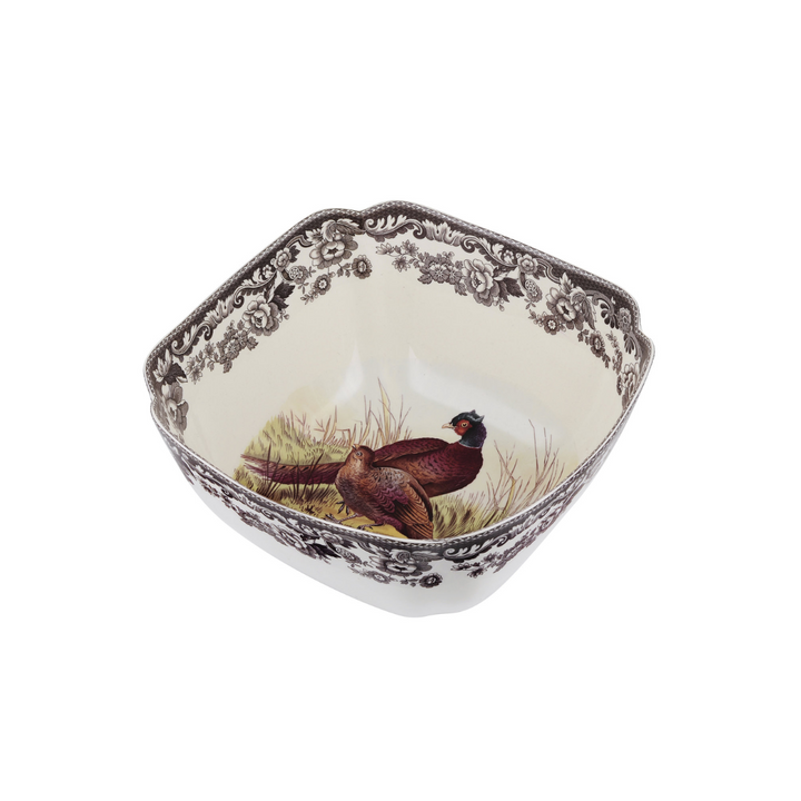 Deep SQ Serv Bowl Pheasant