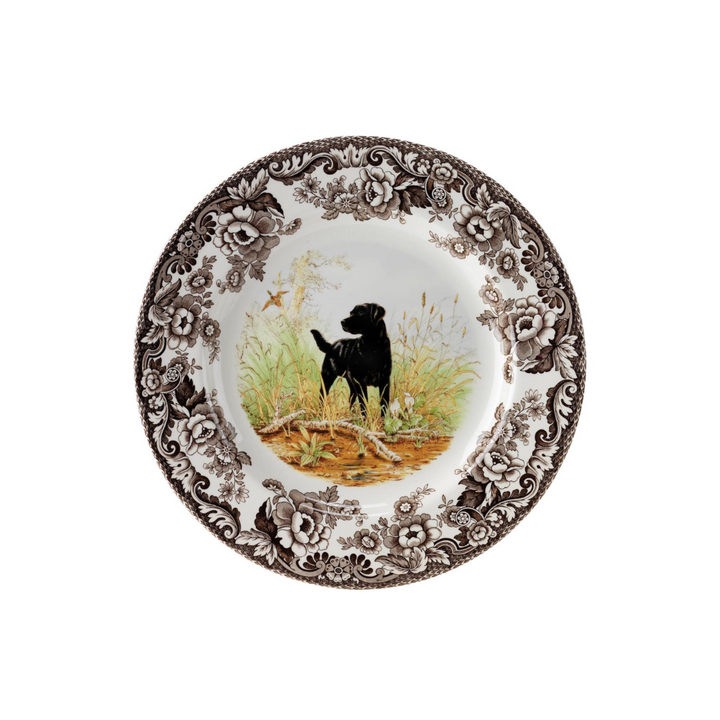 Salad Plate 8 in Blk Lab