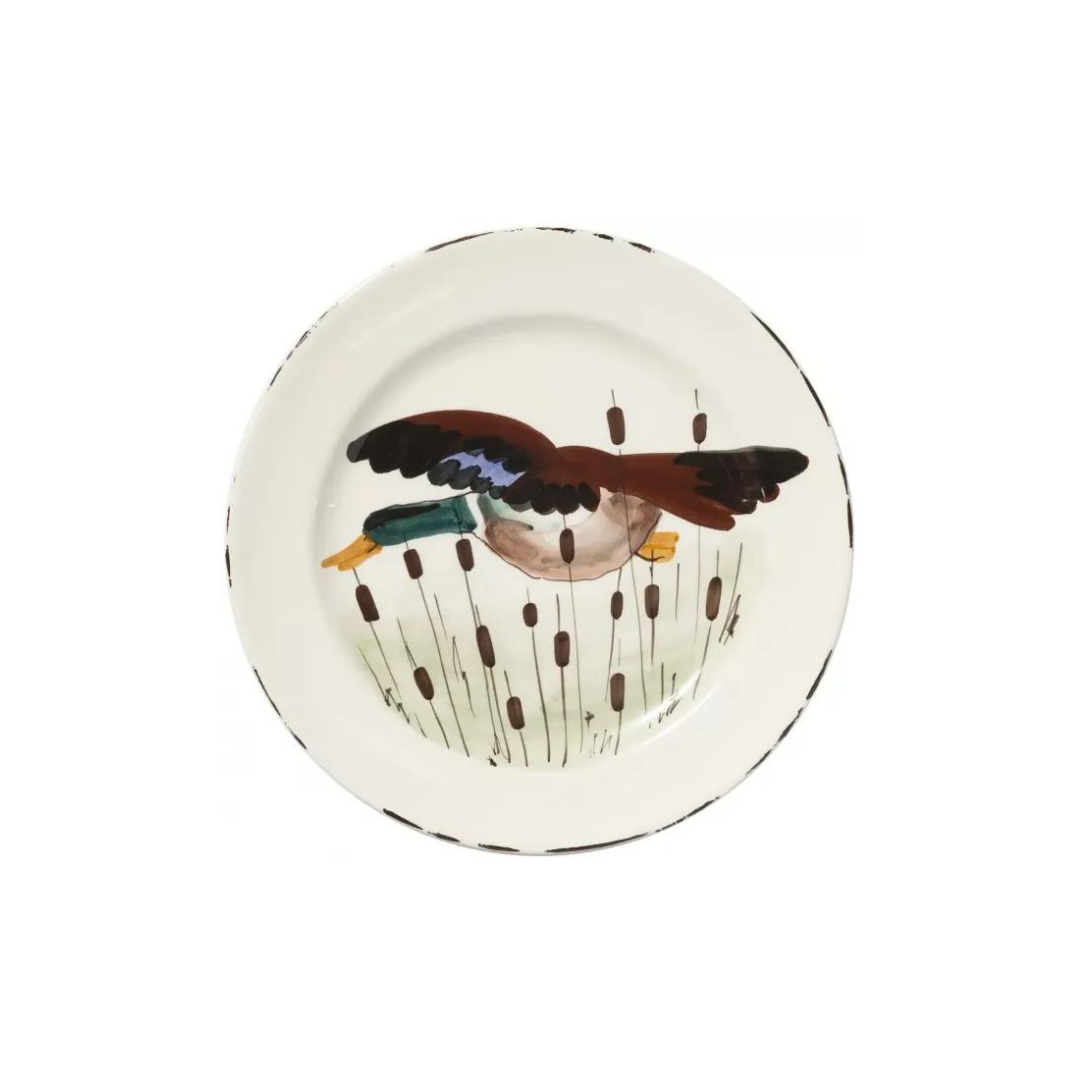 Vietri Wildlife Mallard Salad Plate