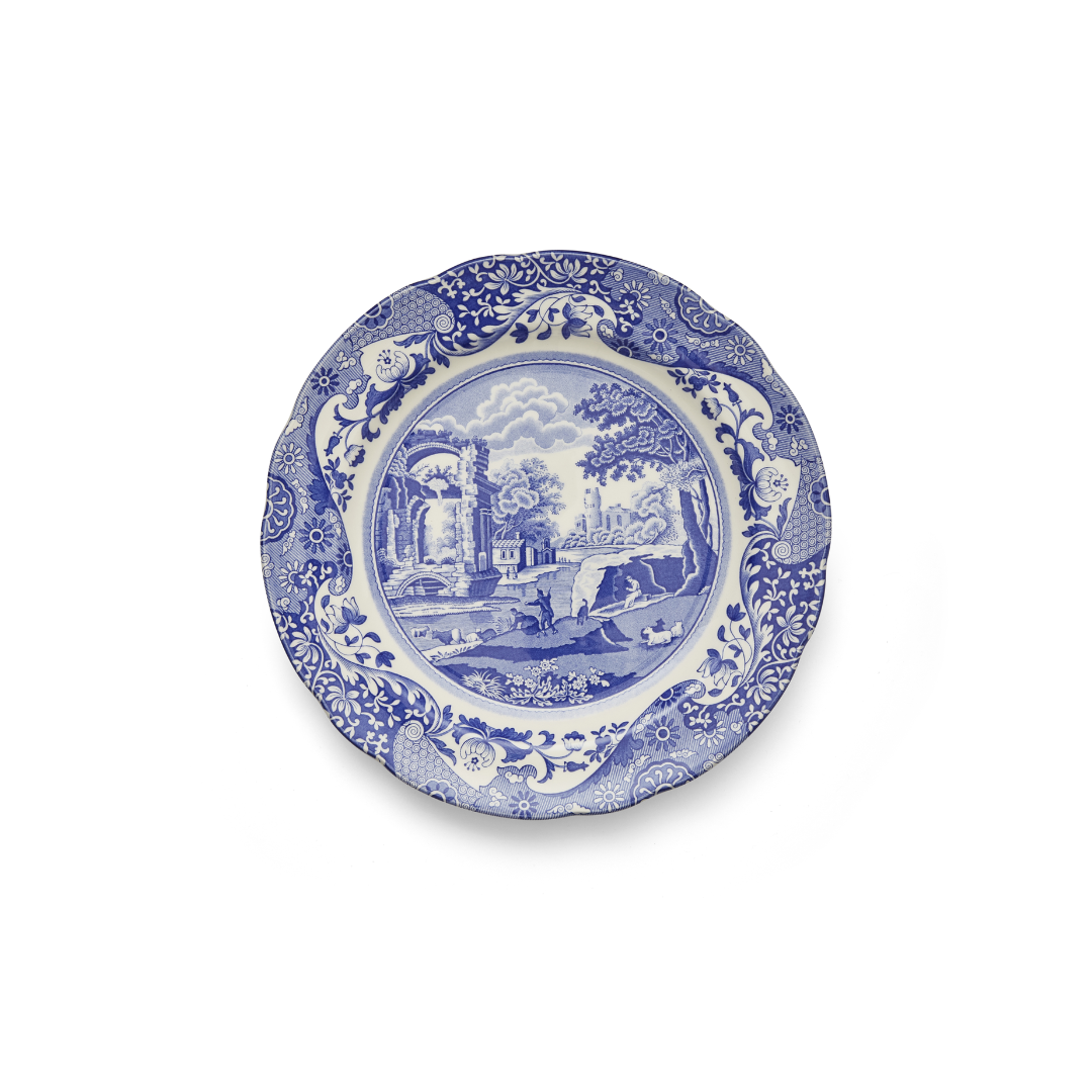 Salad Plate 7 1/4 in Blue Italian