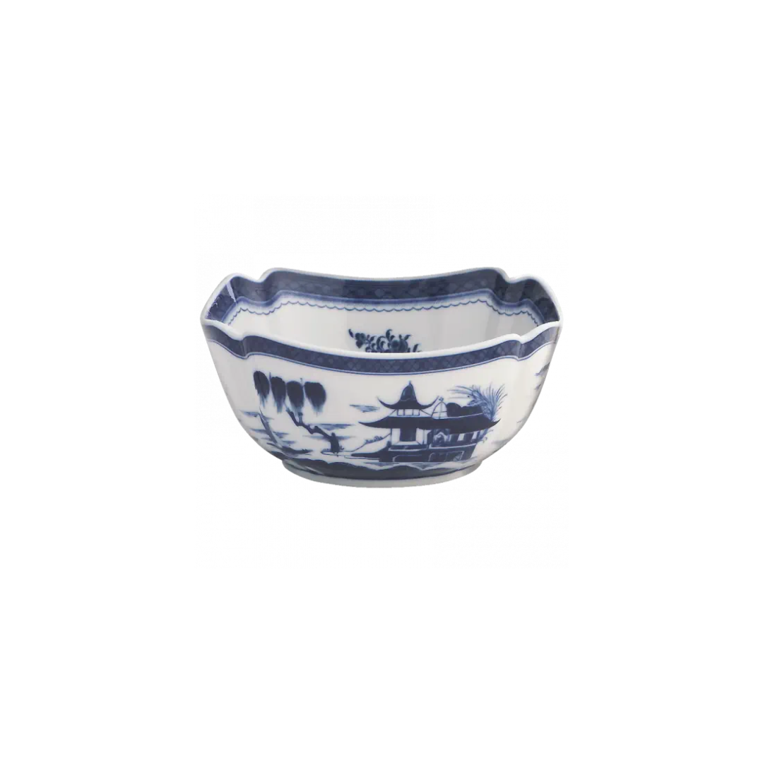 Mottahedeh Blue Canton Square Bowl Large