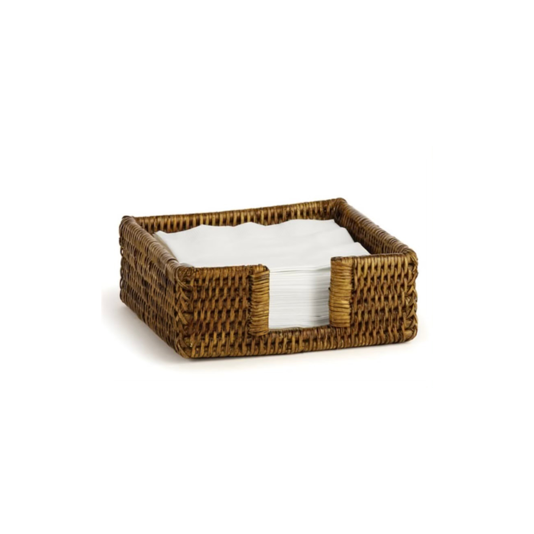 Burma Rattan Cocktail Napkin Holder