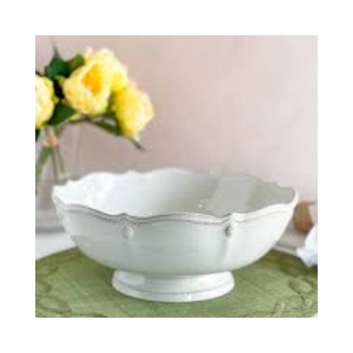 Berry and Thread Whitewash Footed Fruit Bowl