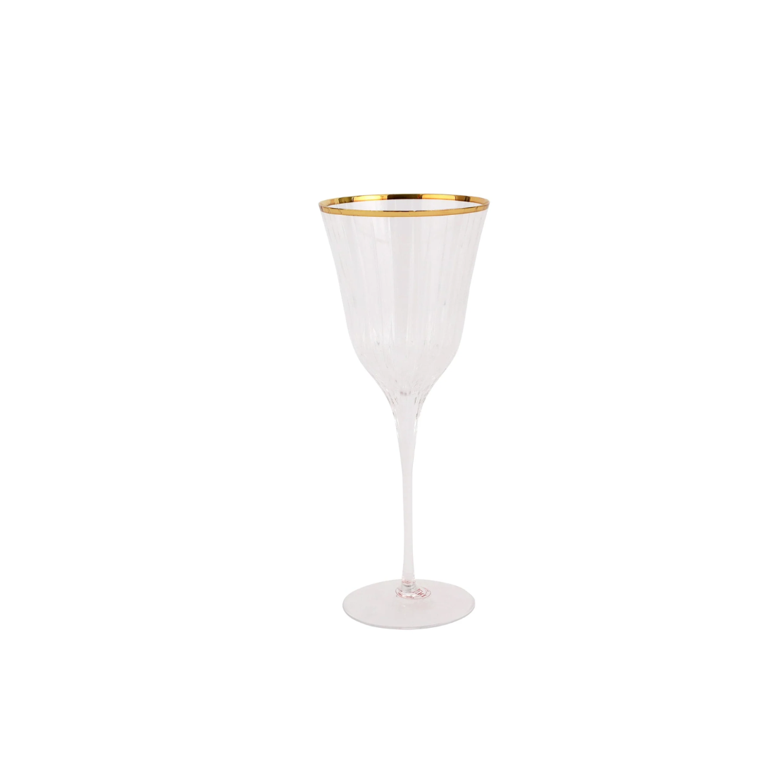 Natalia Gold Water Glass