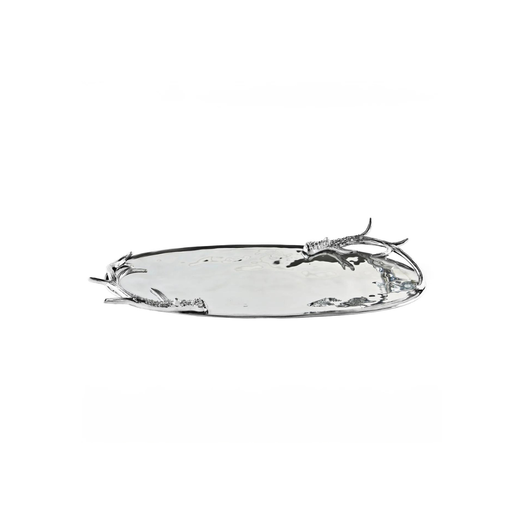 Beatriz Ball Antler X LG Oval Tray