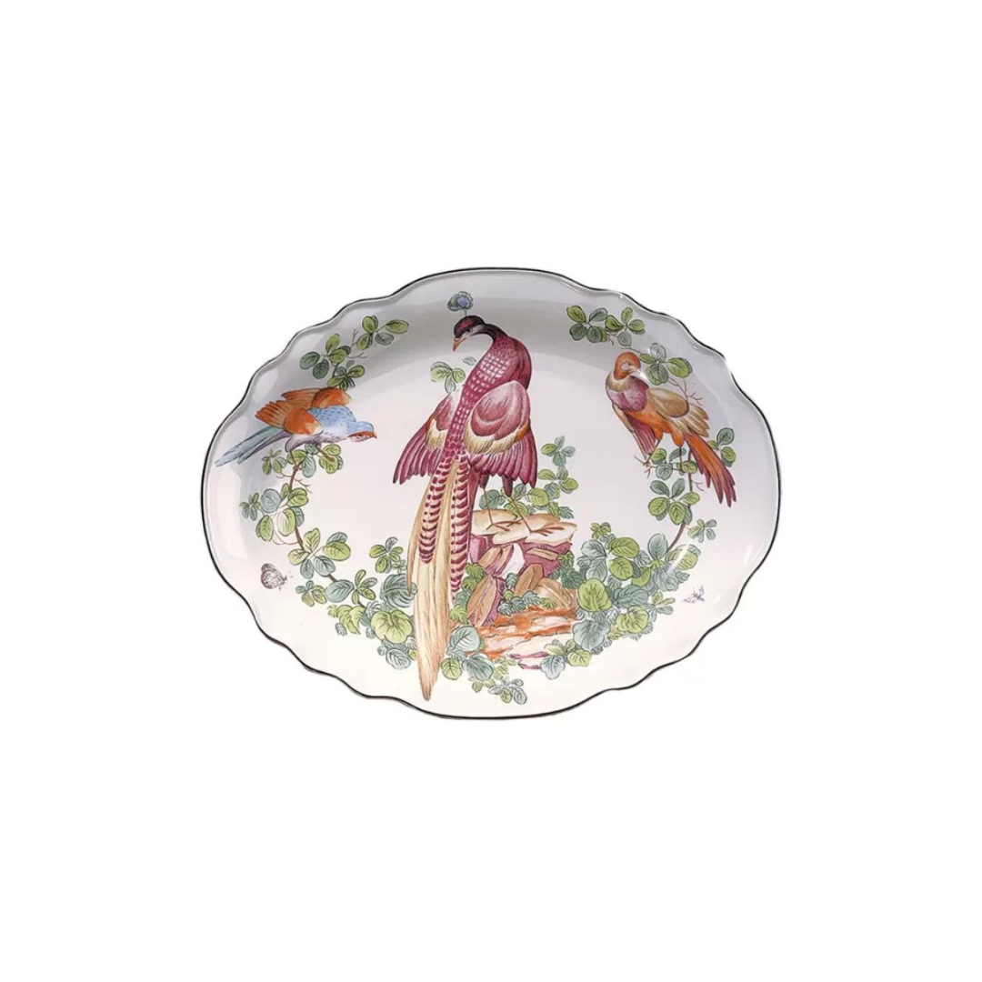 Mottahedeh Chelsea Bird Oval Dish