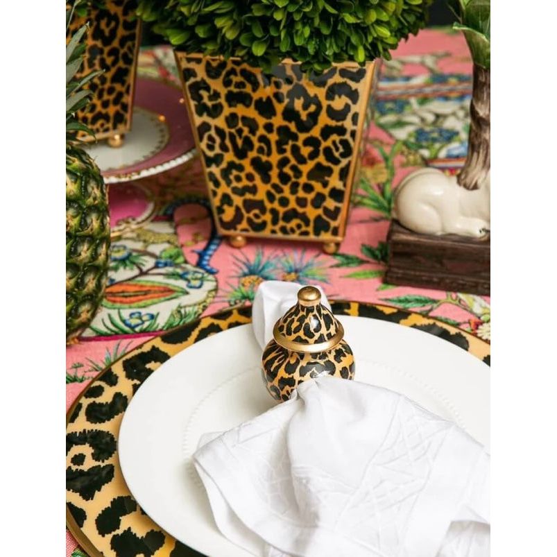 Leopard Spots Ginger Jar Napkin Ring